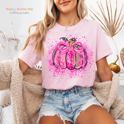 Pink Pumpkin DTF Transfer