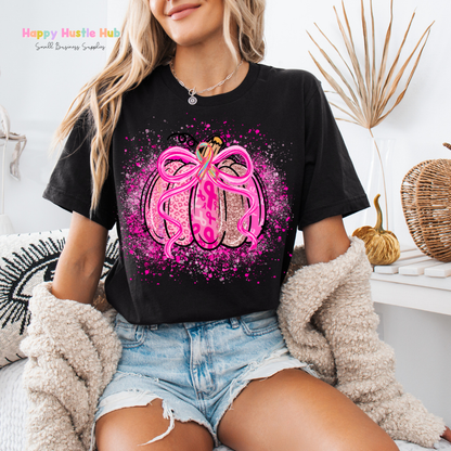 Pink Pumpkin DTF Transfer