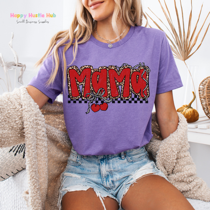 Cheetah Cherry Mama DTF Transfer