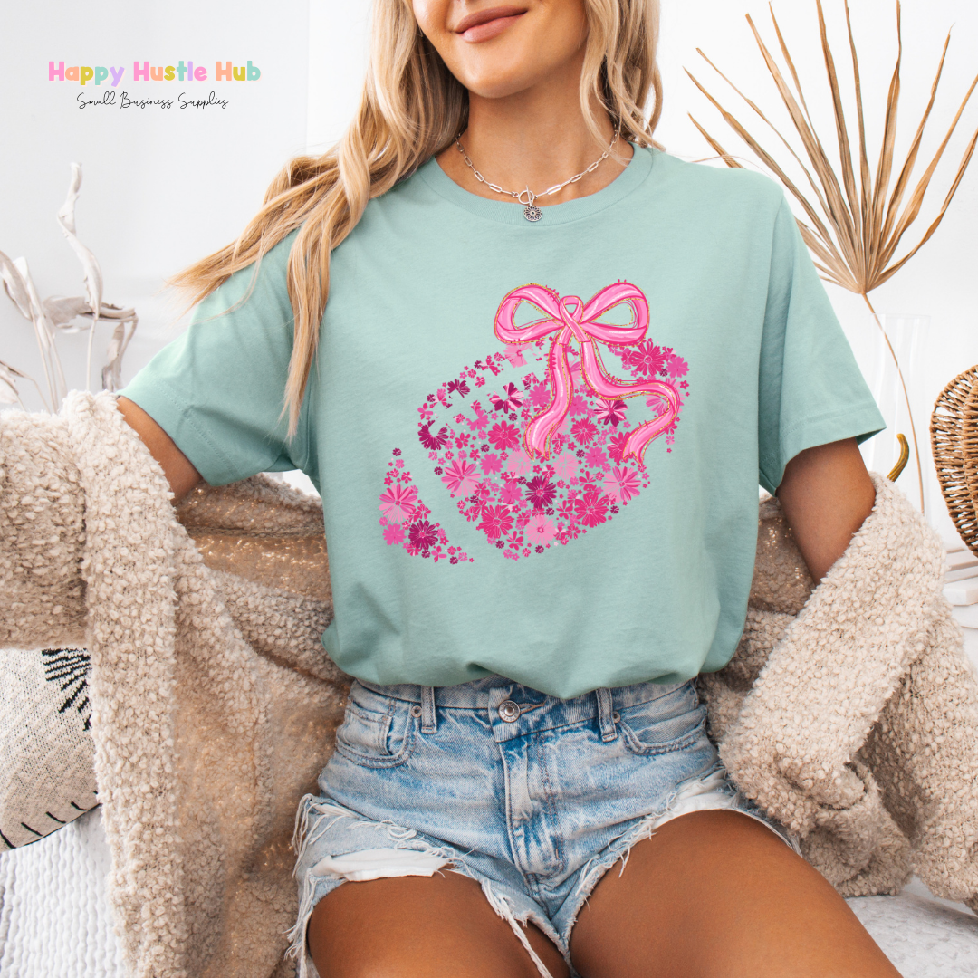 Pink Football DTF Transfer