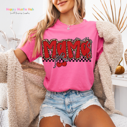 Cheetah Cherry Mama DTF Transfer