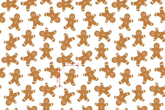 20x30CM Gingerbread Tissue Paper