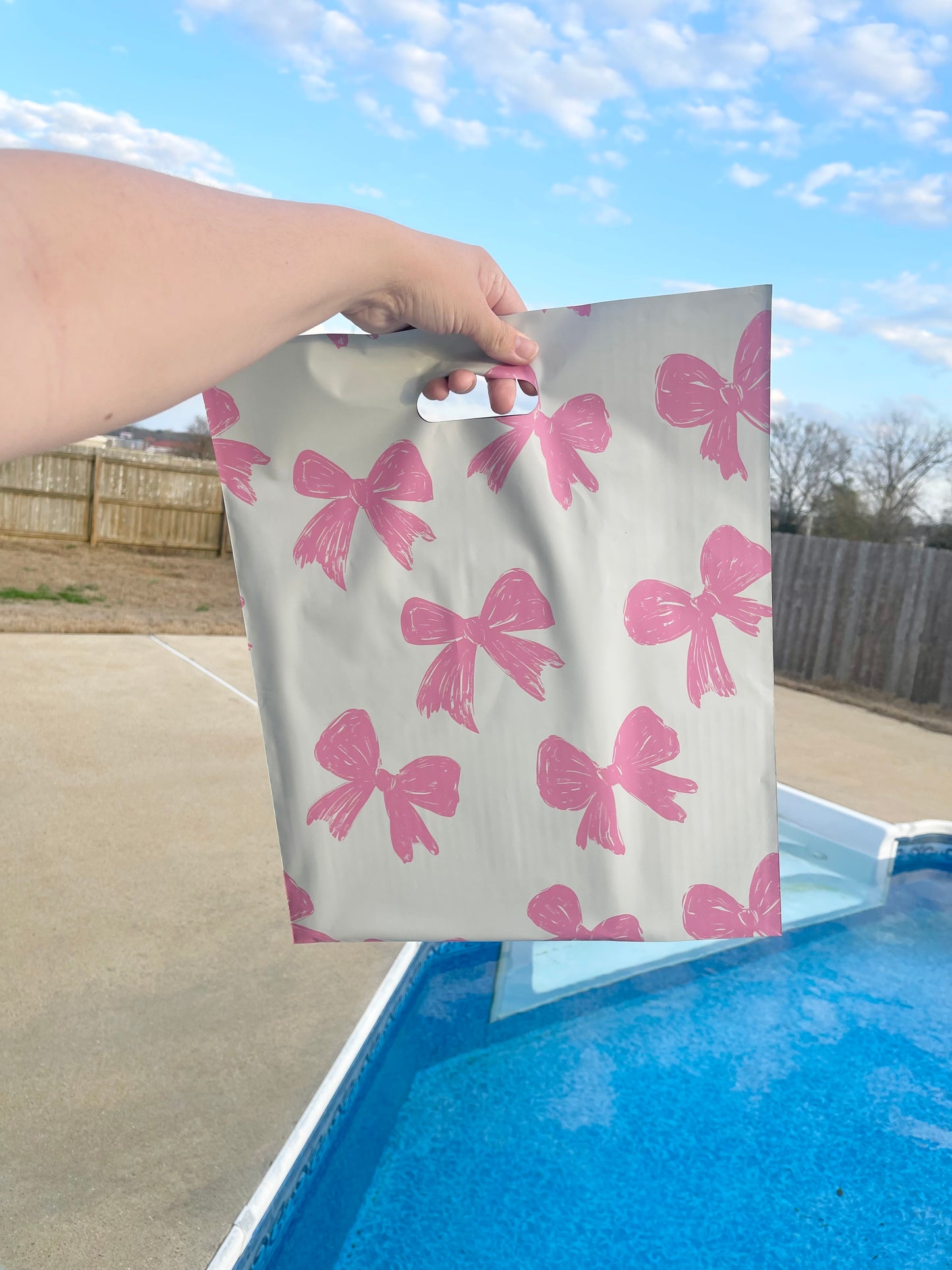 Bubblegum Bow 14x17 Merchandise Bag