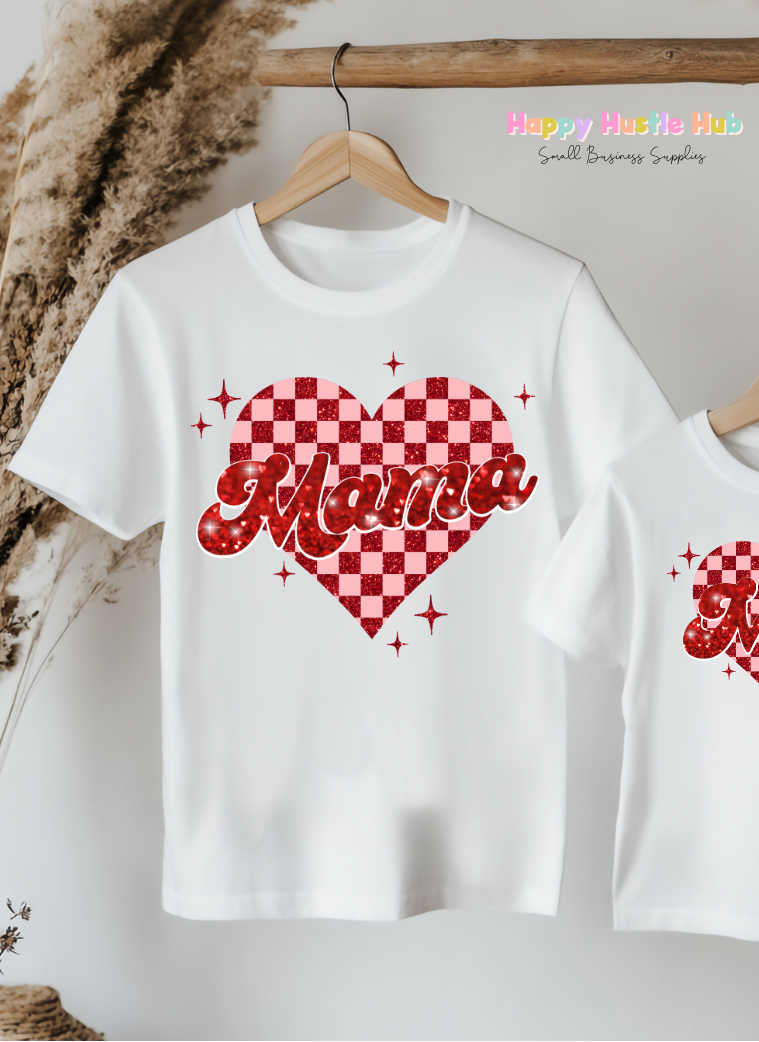 Mama Heart DTF Transfer