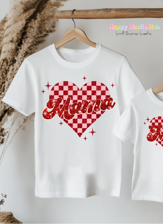 Mama Heart DTF Transfer