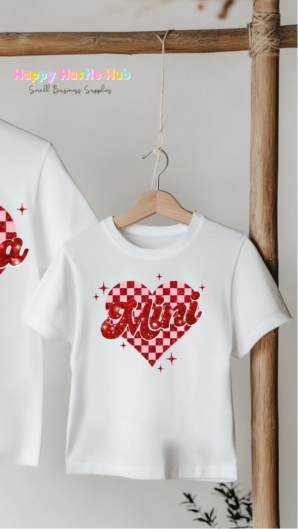 Mini Heart DTF Transfer -TODDLER/YOUTH