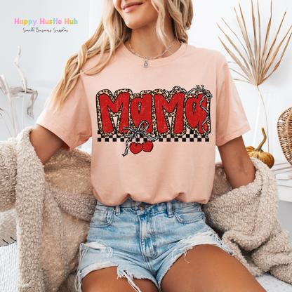 Cheetah Cherry Mama DTF Transfer