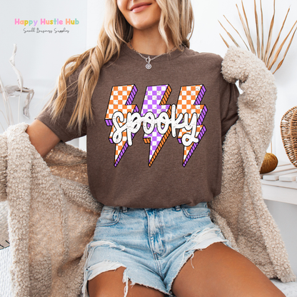 Spooky Checkered DTF Transfer