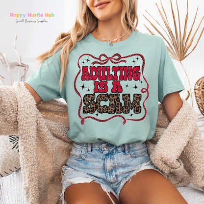 Adulting is a Scam DTF Transfer