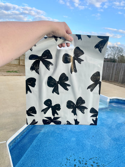 Midnight Bow 14x17 Merchandise Bag