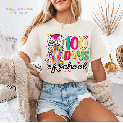 100 Days of School - Pencil DTF Transfer