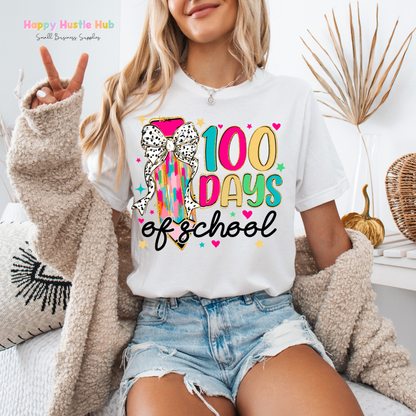 100 Days of School - Pencil DTF Transfer