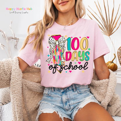 100 Days of School - Pencil DTF Transfer