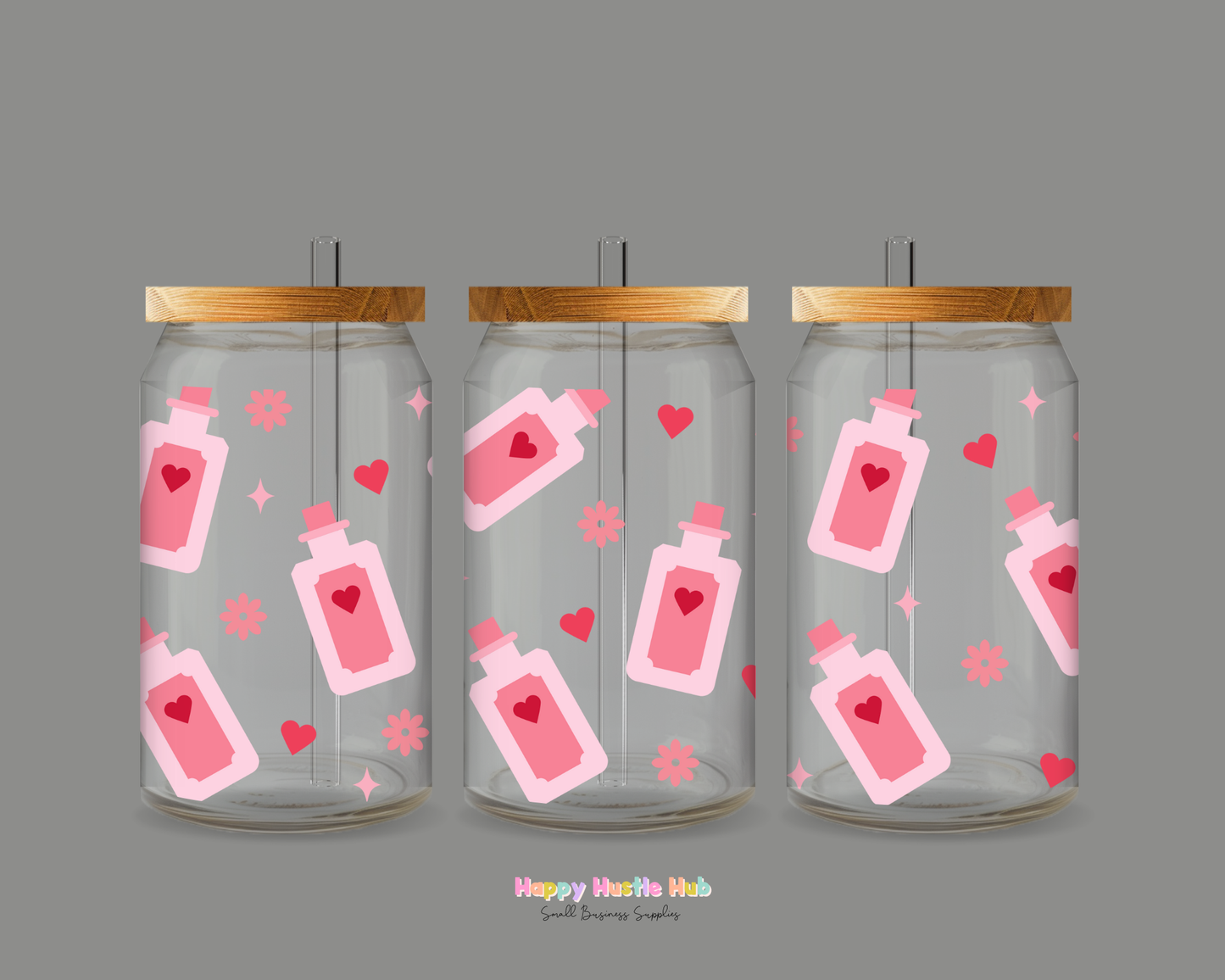Love Potion UV DTF Cup Wrap