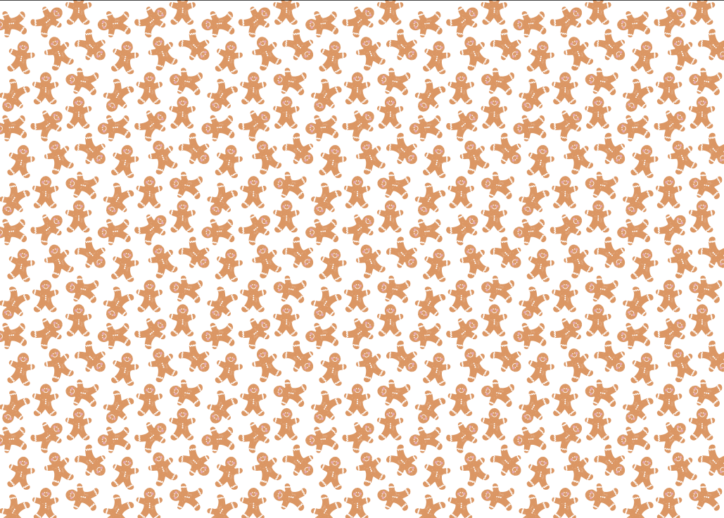 19.7"x27.5" Gingerbread Tissue Paper