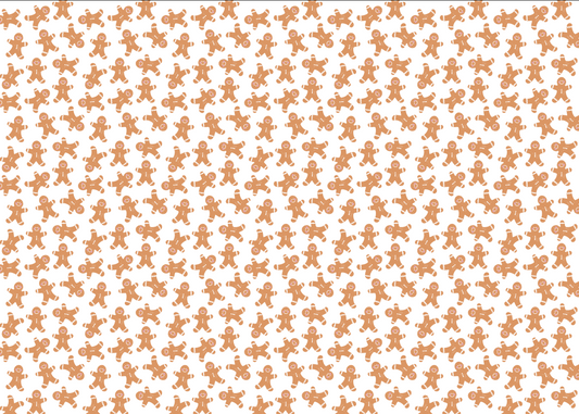 19.7"x27.5" Gingerbread Tissue Paper