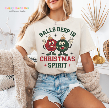 Deep In Christmas Spirit DTF Transfer