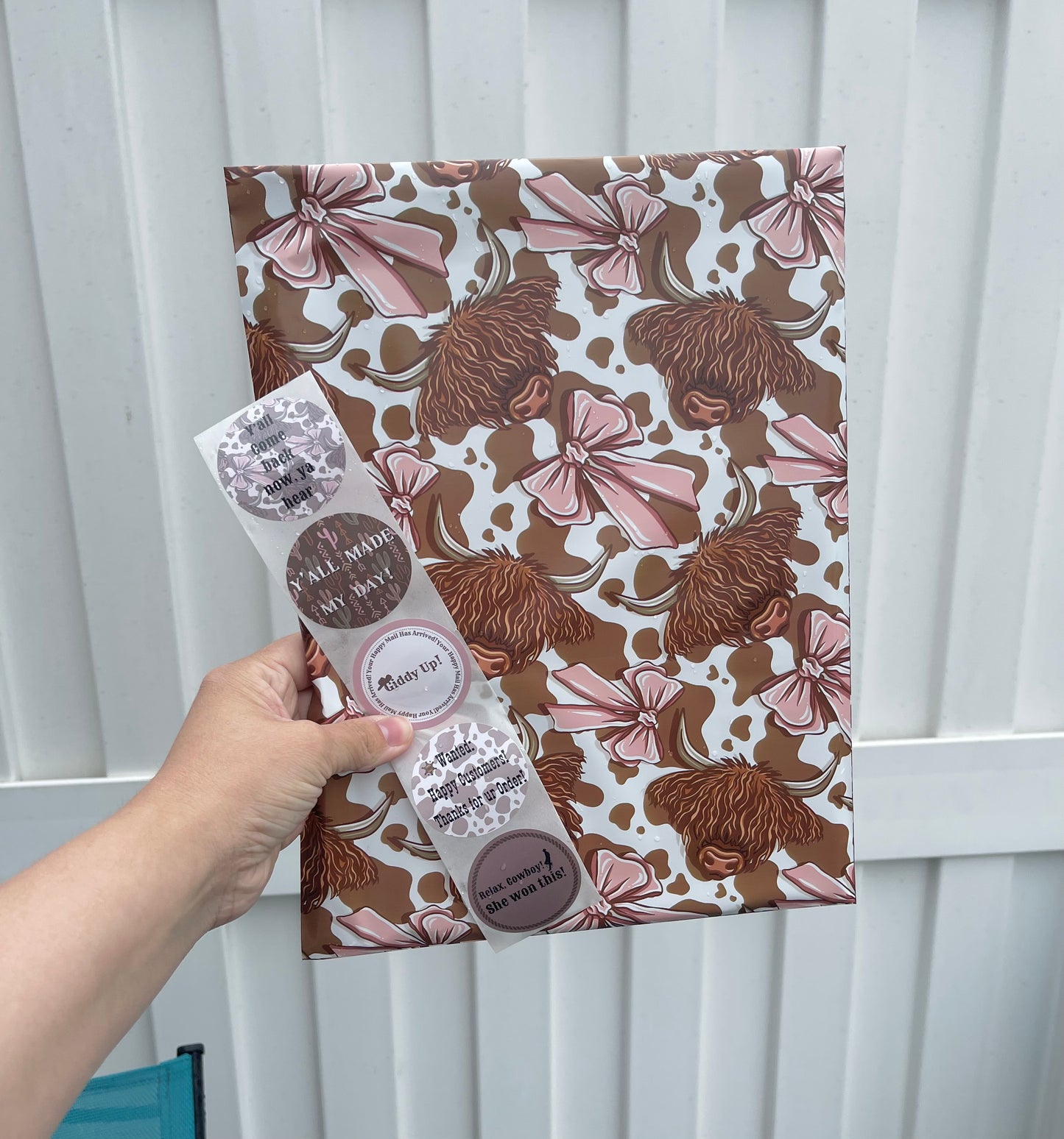 10x13 Sweet Southern Moo Poly Mailer