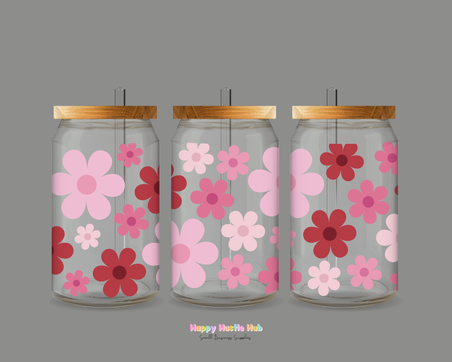 Bundle of Flowers UV DTF Cup Wrap