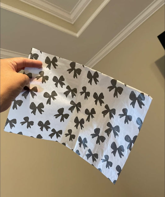 20x30CM Midnight Bow Tissue Paper