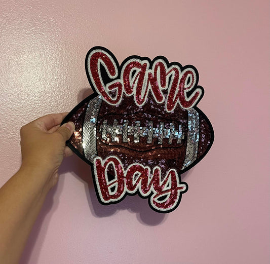 Game Day Football Chenille Patch