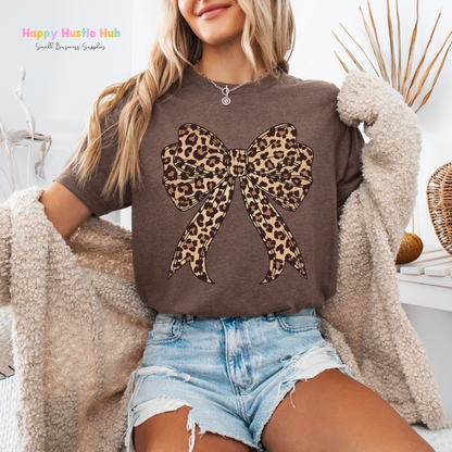 Cheetah Bow DTF Transfer