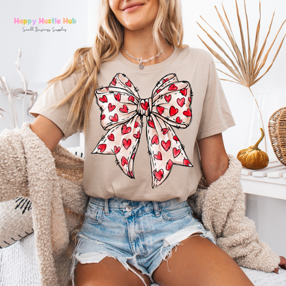 Heart Bows DTF Transfer