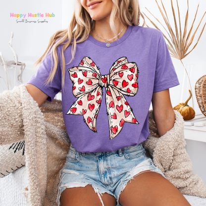 Heart Bows DTF Transfer