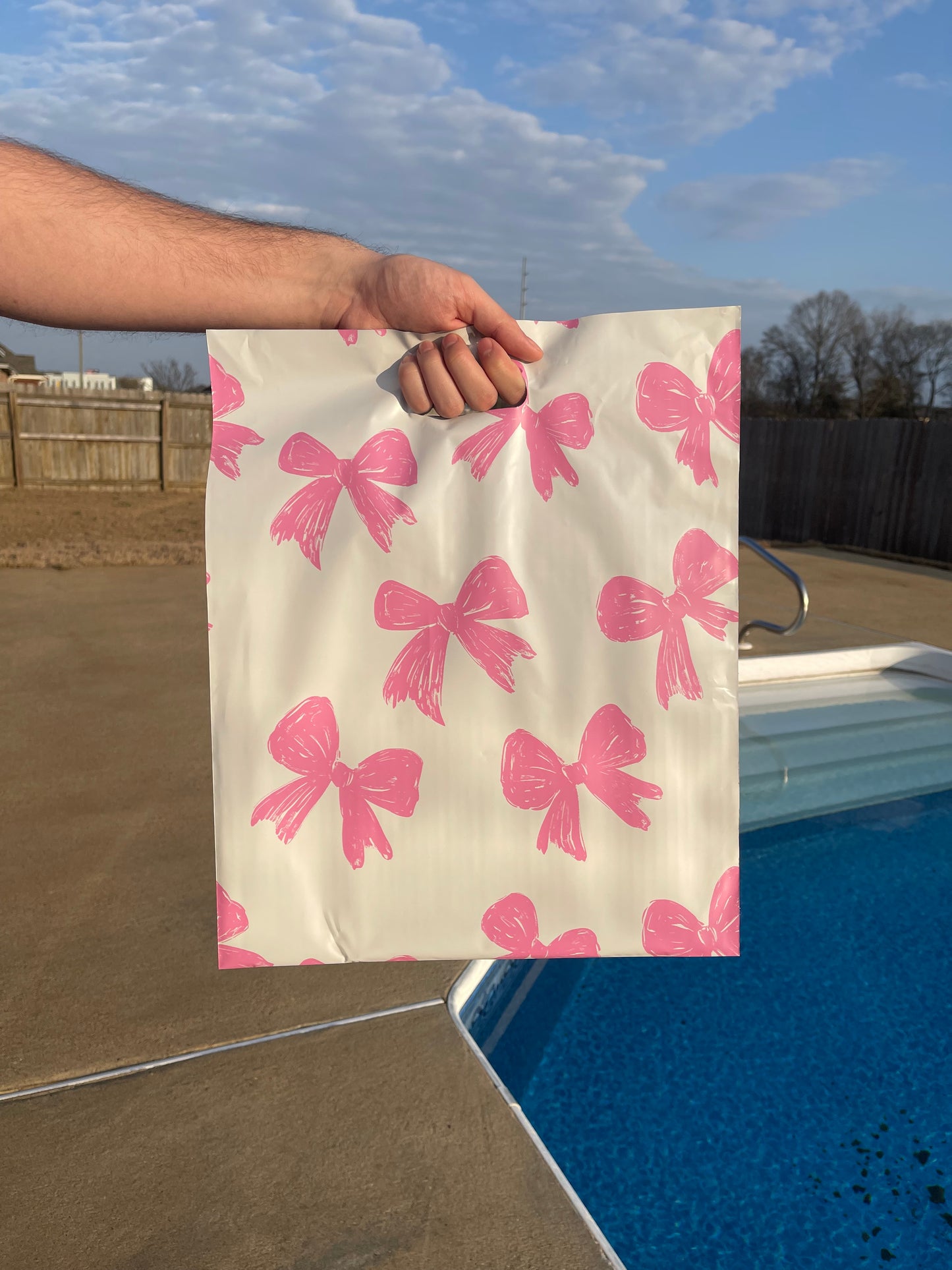 Bubblegum Bow 14x17 Merchandise Bag