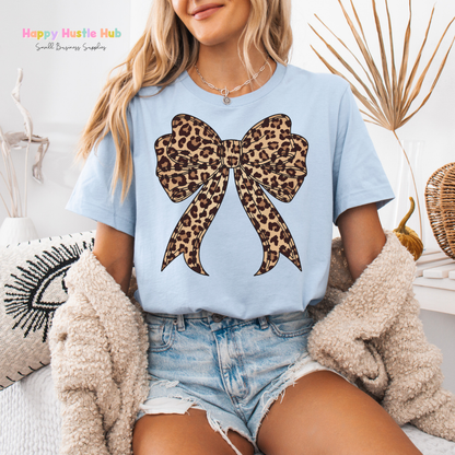 Cheetah Bow DTF Transfer