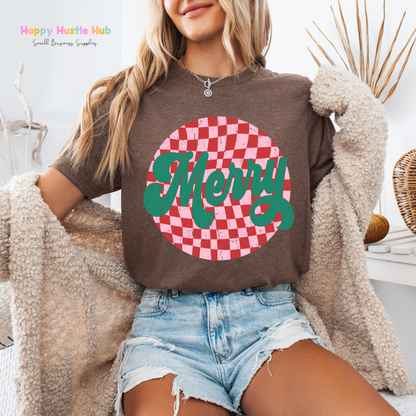 Merry Ornament DTF Transfer