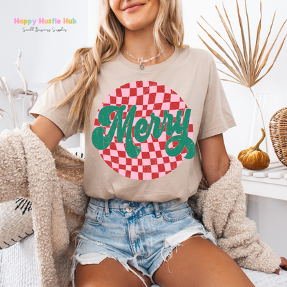 Merry Ornament DTF Transfer