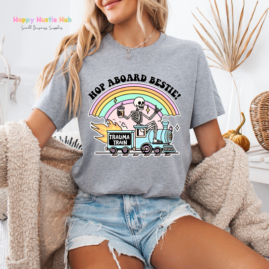 Trauma Train Besties DTF Transfer