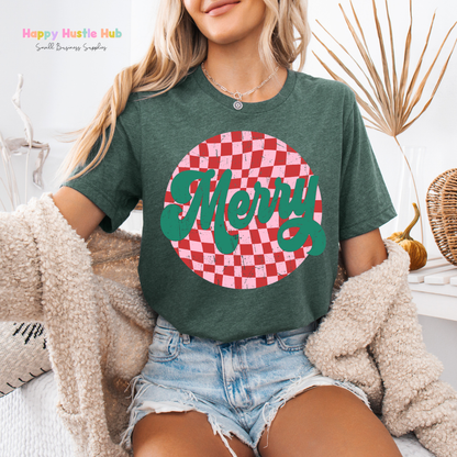 Merry Ornament DTF Transfer