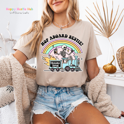 Trauma Train Besties DTF Transfer