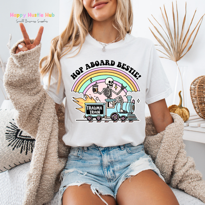 Trauma Train Besties DTF Transfer