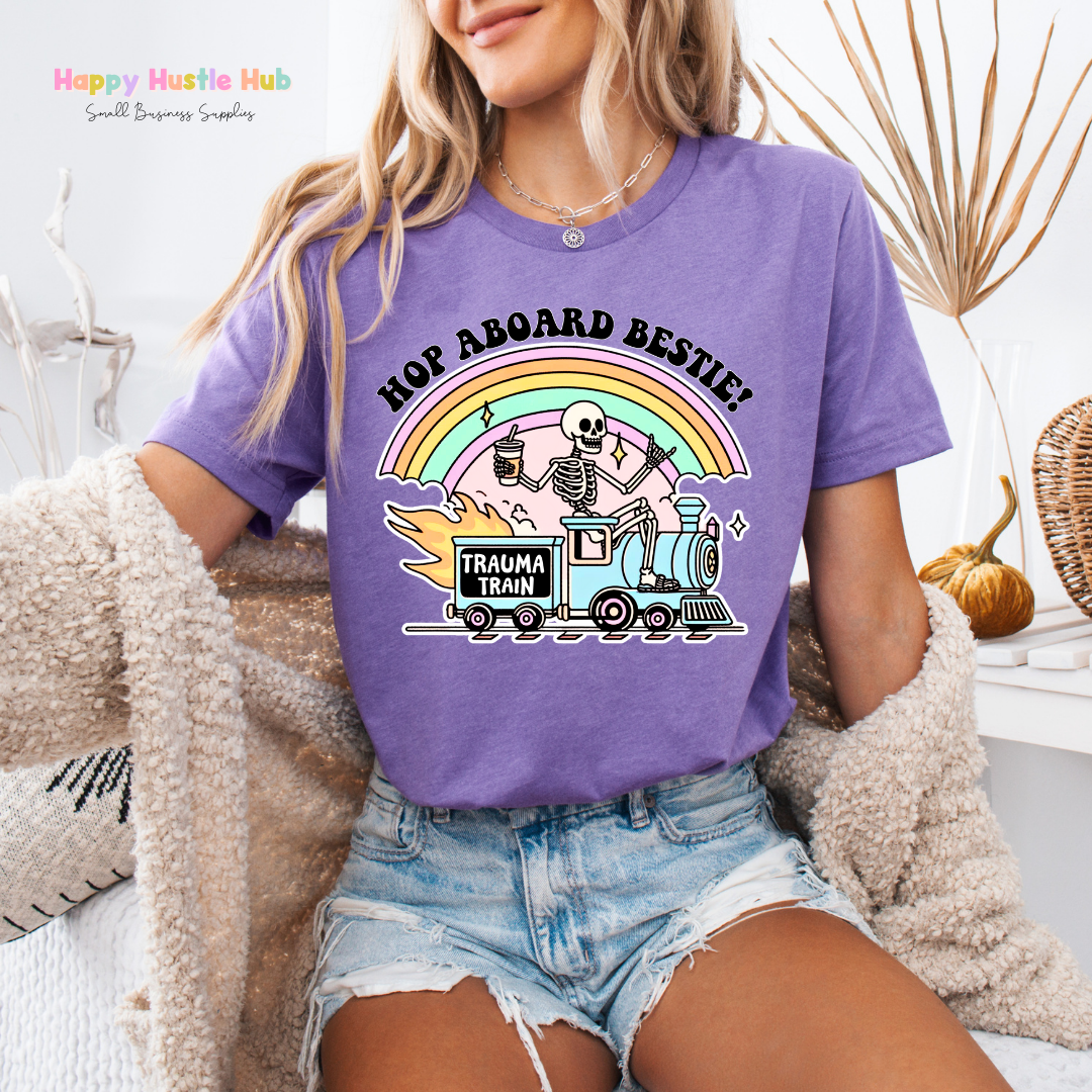 Trauma Train Besties DTF Transfer