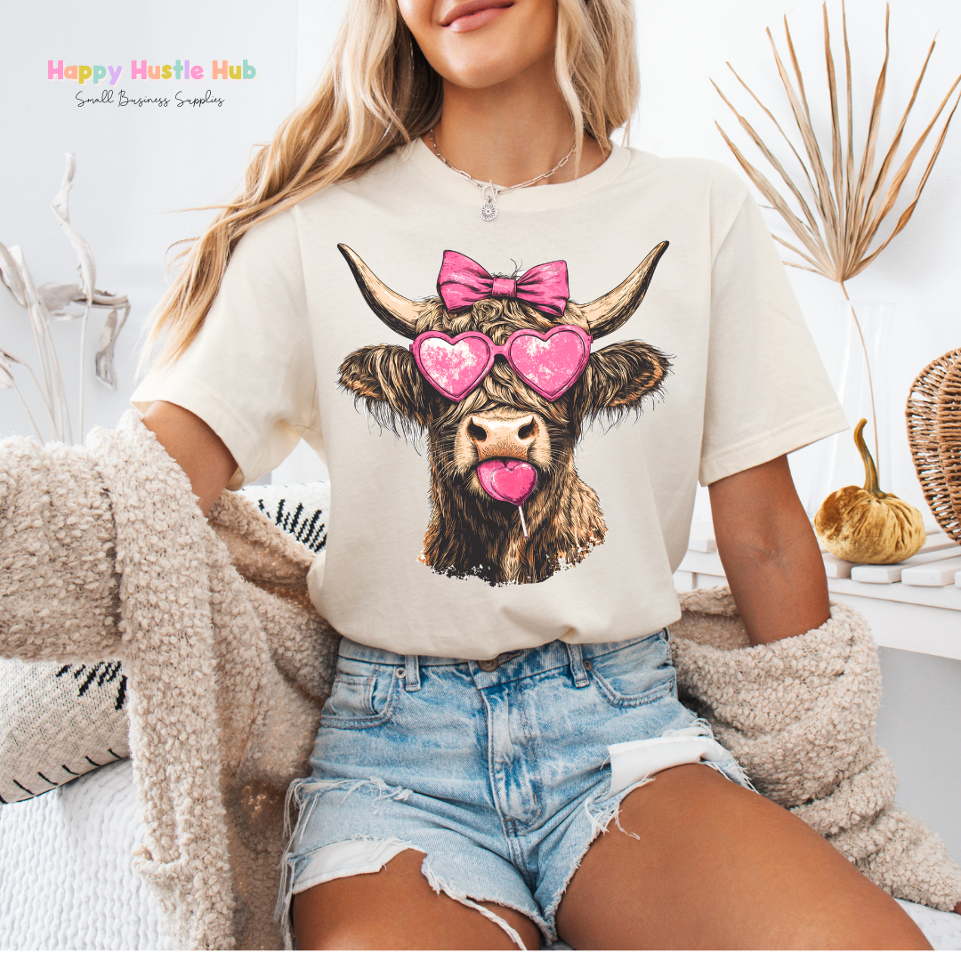 Lovey Cow DTF Transfer