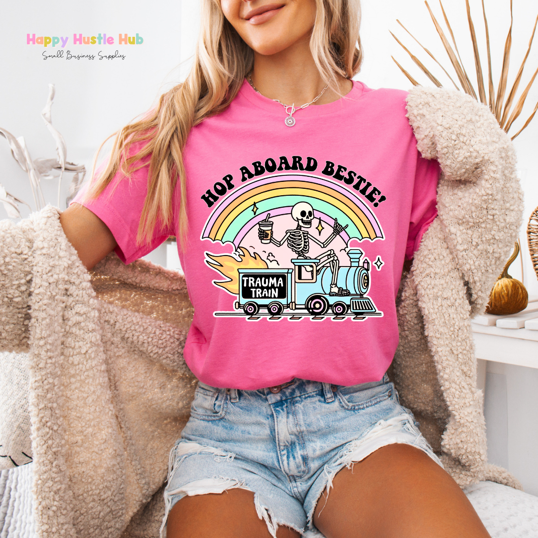 Trauma Train Besties DTF Transfer