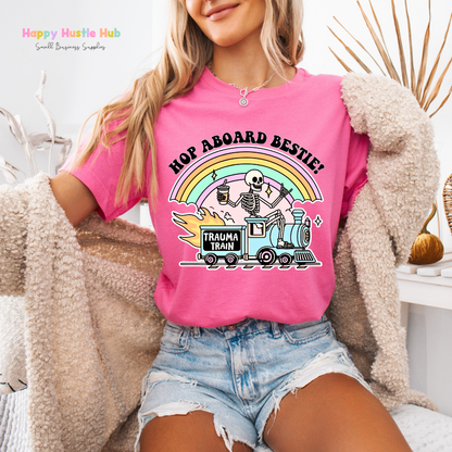 Trauma Train Besties DTF Transfer