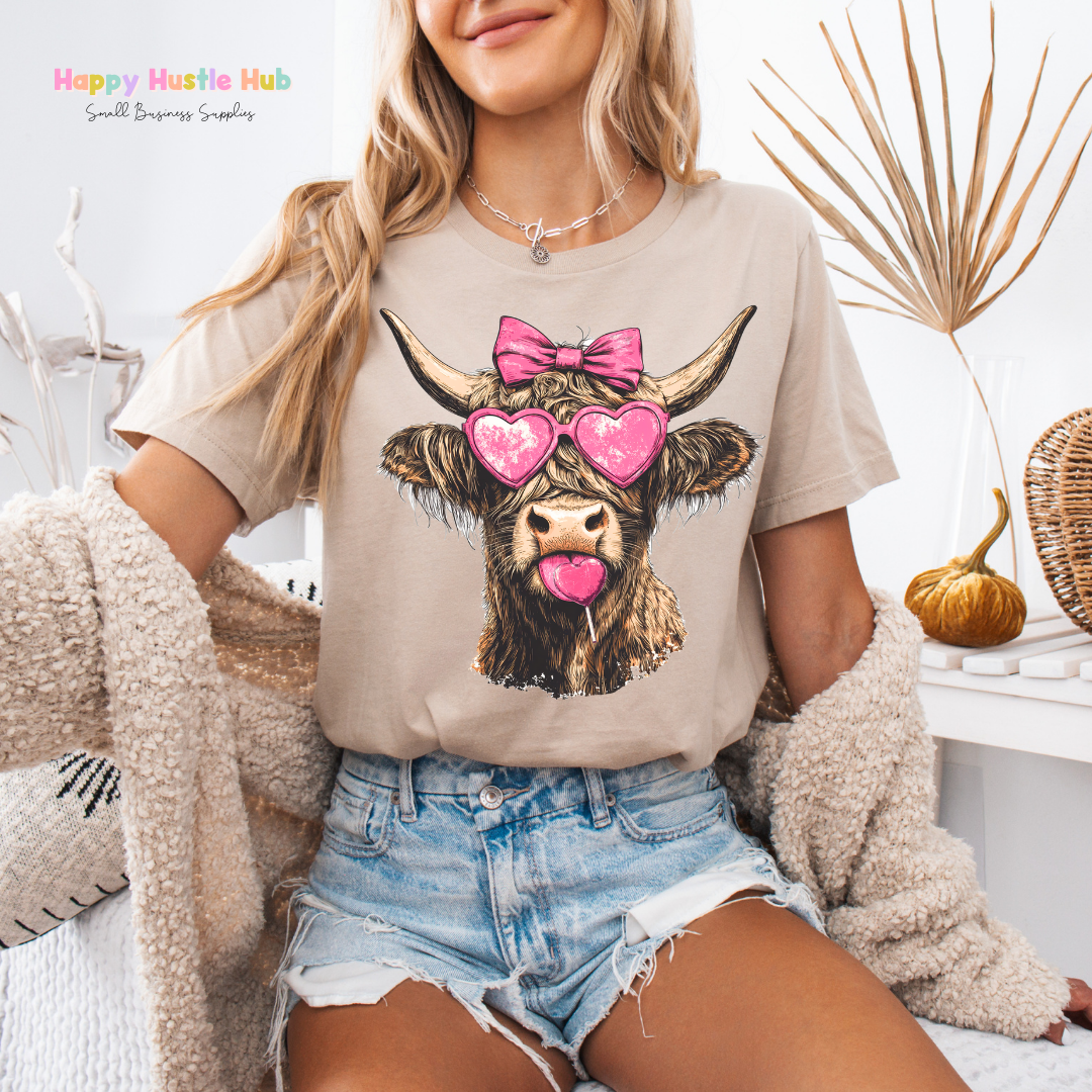 Lovey Cow DTF Transfer