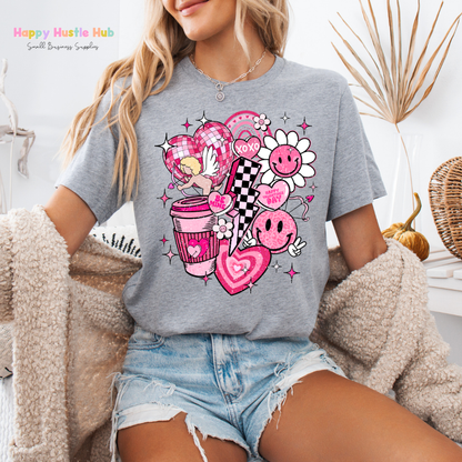 Love Lightening Bolt DTF Transfer