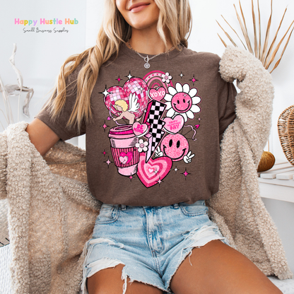 Love Lightening Bolt DTF Transfer