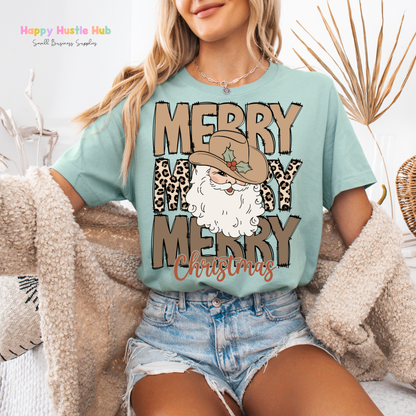 Western Santa DTF Transfer