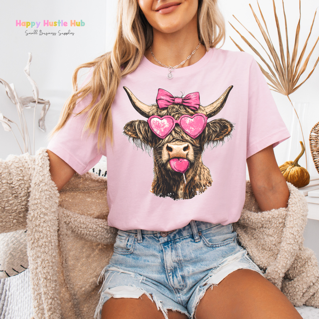 Lovey Cow DTF Transfer