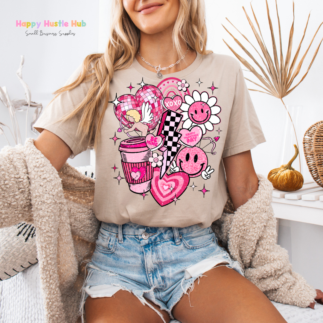 Love Lightening Bolt DTF Transfer