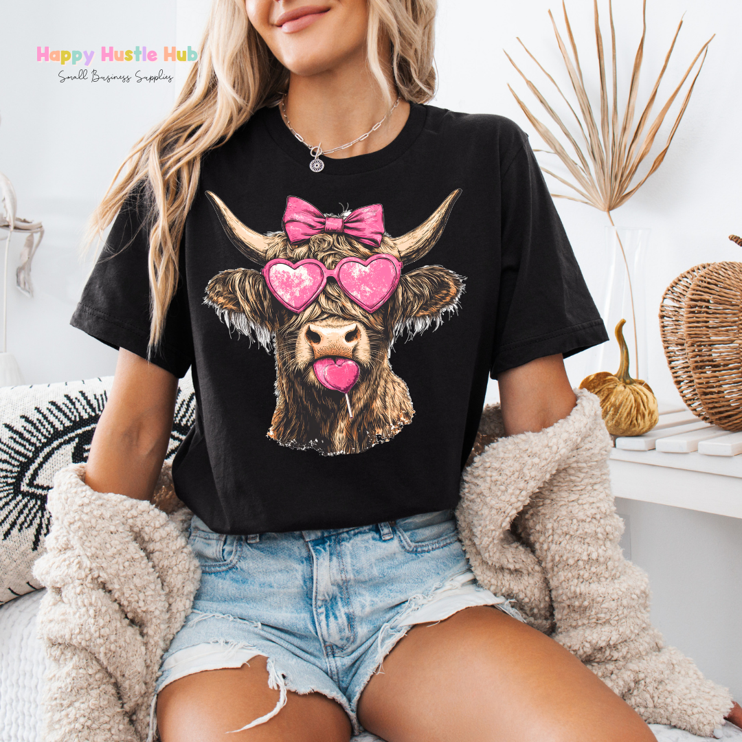 Lovey Cow DTF Transfer