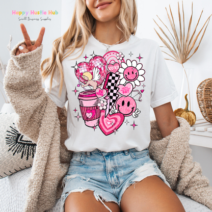 Love Lightening Bolt DTF Transfer