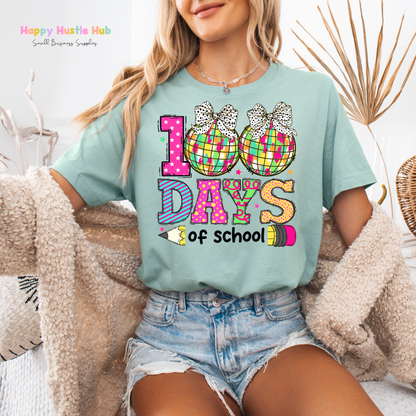 100 Days of School Discos  DTF Transfer