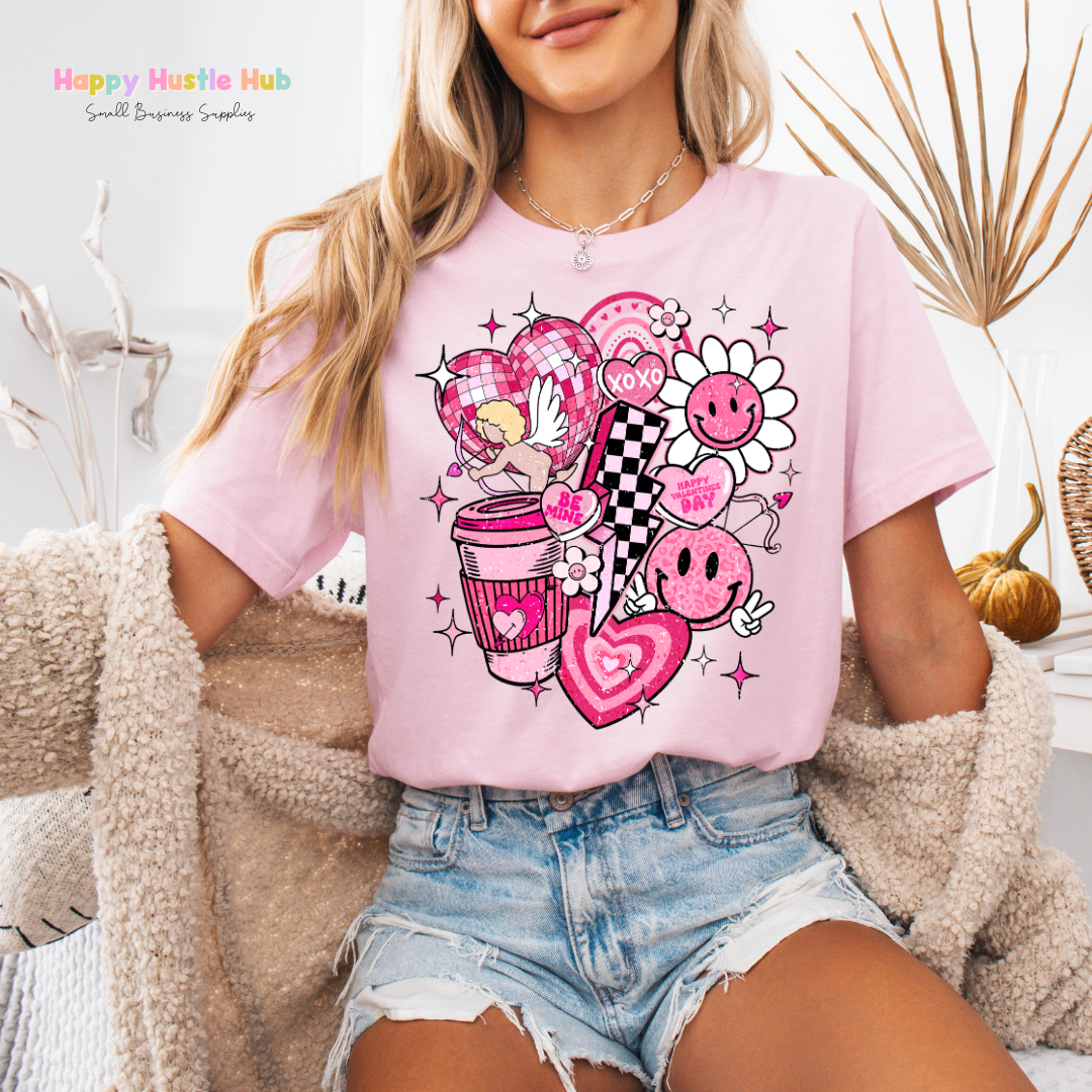 Love Lightening Bolt DTF Transfer